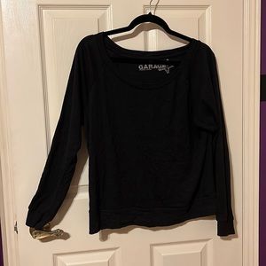 Black Comfy Long Sleeve Top